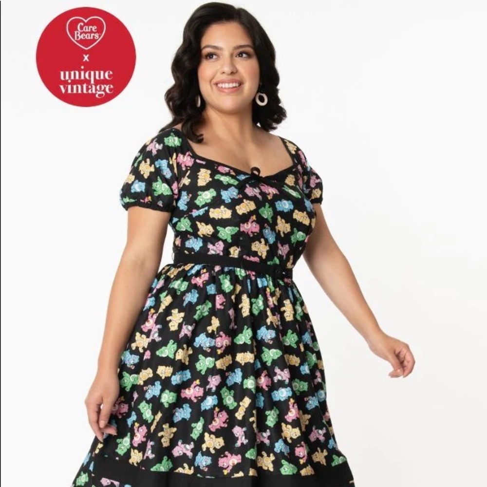 Unique Vintage x Care Bears Hanna Playtime Swing Dress XL